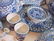 2335: Japanese blue & white partial porcelain dinner s - 5