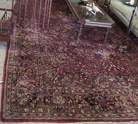 Semi antique Sarouk carpet, 10' x 15' - 2