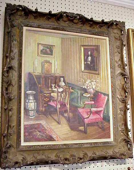 Suger Zsuzsanna (1939-, Hungary) Interior room se