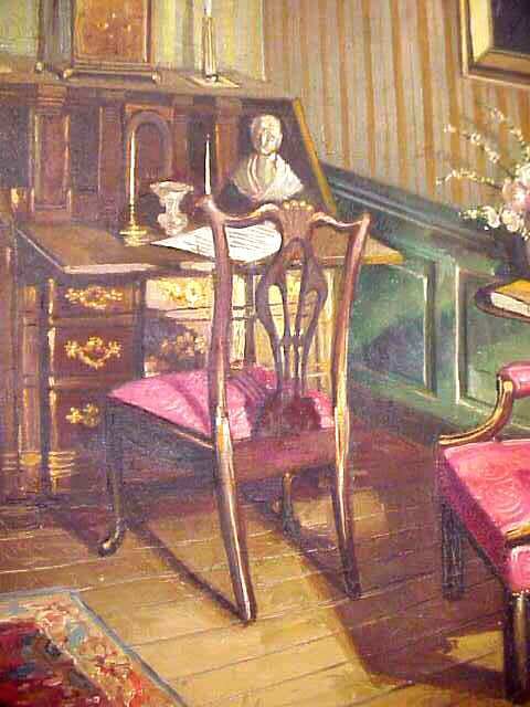 Suger Zsuzsanna (1939-, Hungary) Interior room se - 2