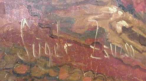 Suger Zsuzsanna (1939-, Hungary) Interior room se - 4
