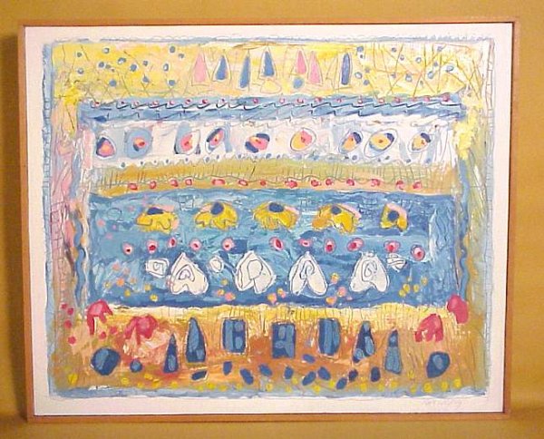 oil on canvas, signed Whiley(?), 36" x 45", frame