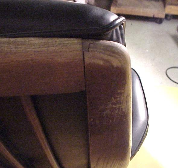Heywood Wakefield two swivel lounge chairs & one - 4
