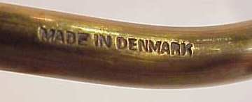 Pr candleholders, made in Denmark, lacquered bra - 4