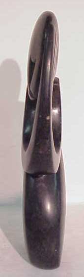 Hardstone figural carving "Just Let Me Think" si - 2