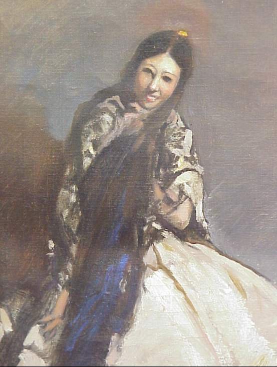 Eric Pape ( 1870-1938, Calif) Spanish Dancer, oil - 2
