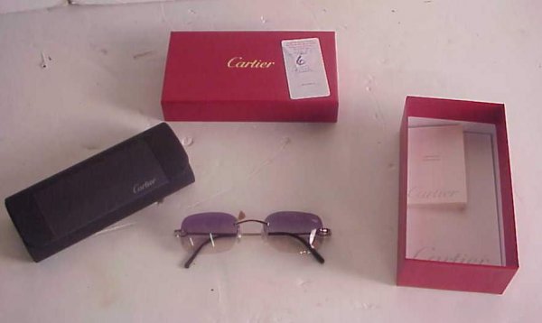 Pair of Cartier sunglasses