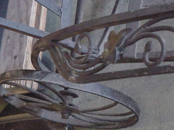 Salterini wrought iron double chaise lounge, 53 - 4