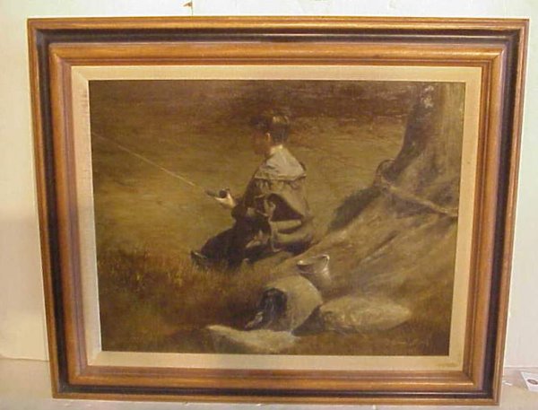 Joseph Dawley (1936- , Nashville, Ak) Young fis