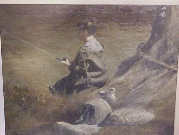 Joseph Dawley (1936- , Nashville, Ak) Young fis - 2