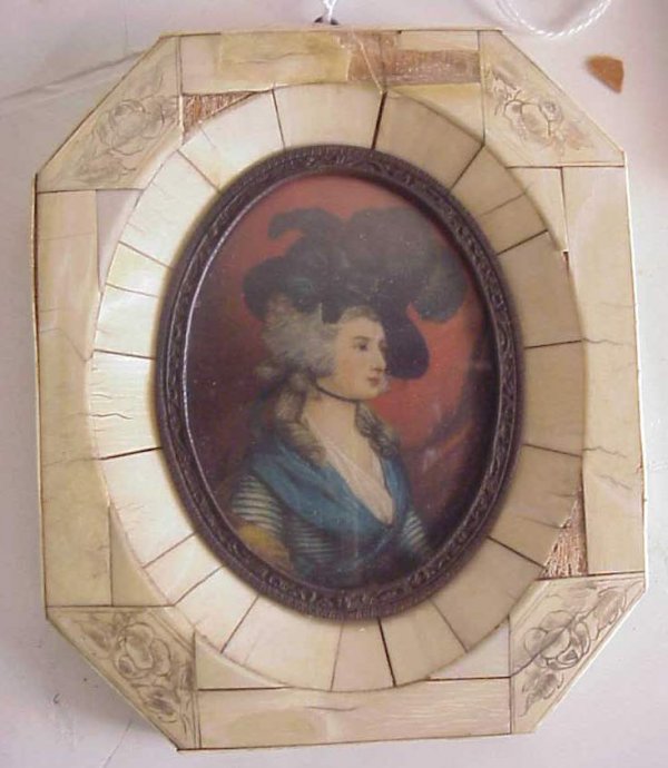 3 miniature portraits including Napolean and El - 2