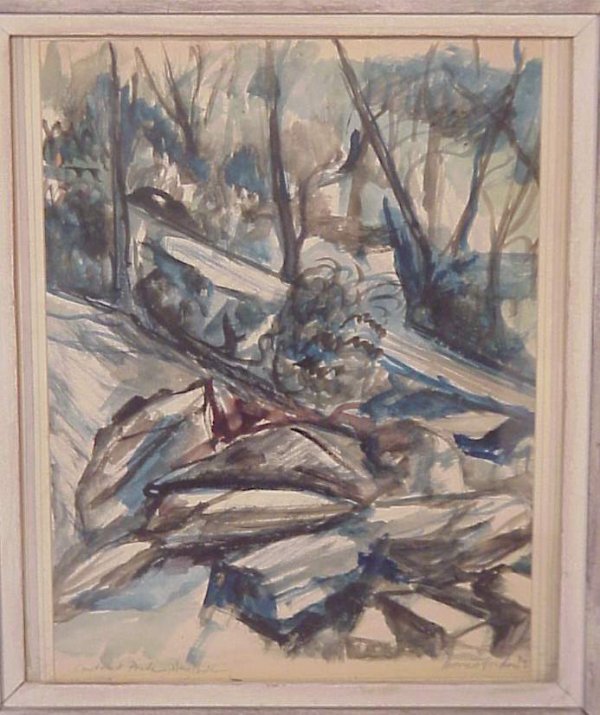 Morris Gordon (1911-Lincoln, Neb.) Central Park - 2