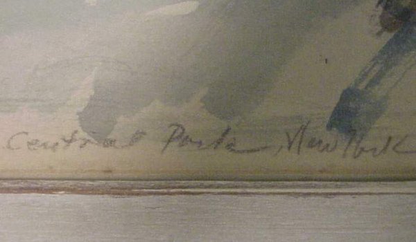 Morris Gordon (1911-Lincoln, Neb.) Central Park - 3