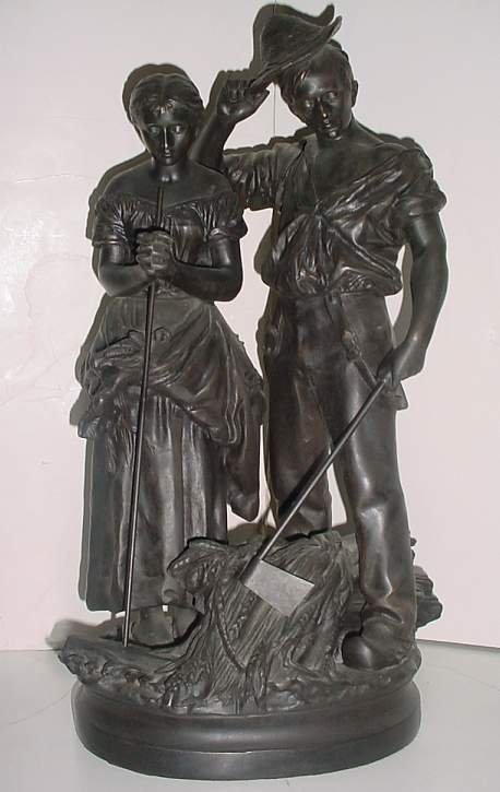 J.B. Hirsch "Paris Bronze" metal group, harvest c