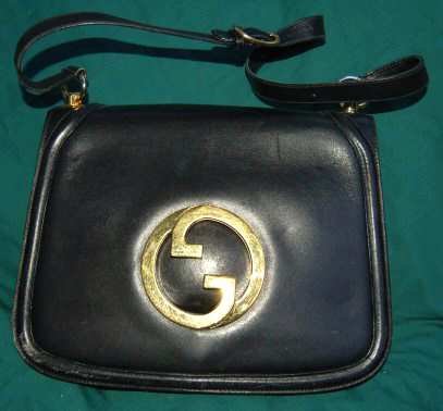 Vintage Gucci handbag, 12" x 9", minor scuffing to