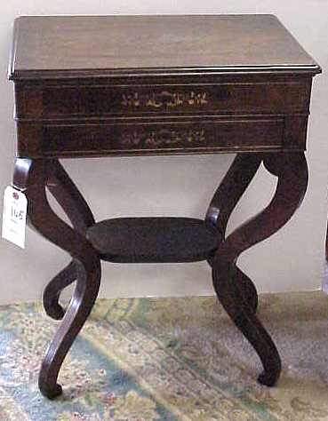 TURN OF THE CENTURY ROSEWOOD LIFT TOP DRESSING TA