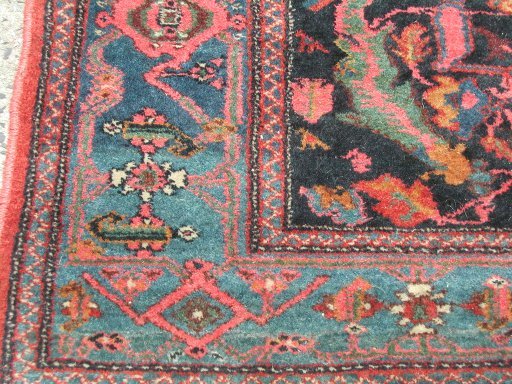 Antique Persian carpet 4'4" x 7', tree of life pat - 2