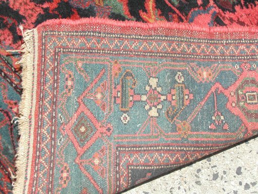 Antique Persian carpet 4'4" x 7', tree of life pat - 3
