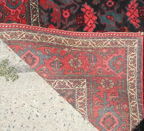 Antique Persian carpet 4'6" x 6'8".,tree of life  - 3