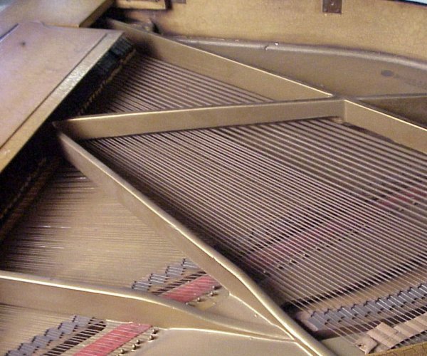 Smith & Zeidler Grand Piano, Paris painted casewo - 4