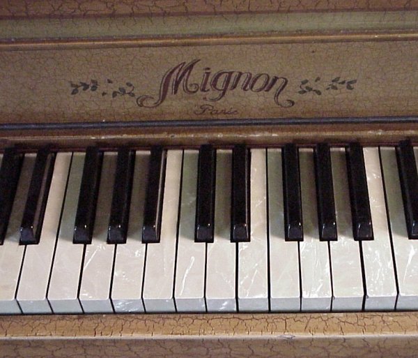 Smith & Zeidler Grand Piano, Paris painted casewo - 7