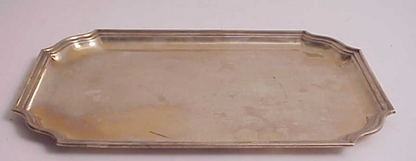 Continental silver tray 16 ounces, 12" x 8", marke