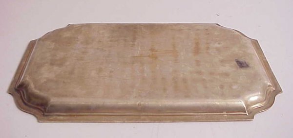 Continental silver tray 16 ounces, 12" x 8", marke - 3