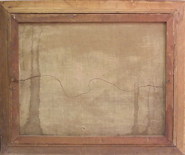 19thc Hudson River School landscape with sailboat, - 6