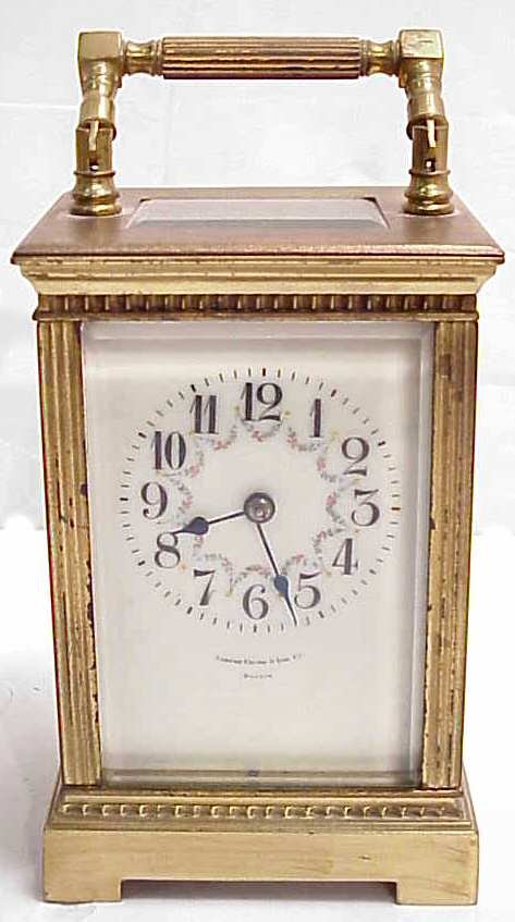 Shreve Crump & Low Co bronze and metal carriage cl