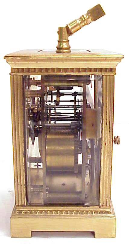 Shreve Crump & Low Co bronze and metal carriage cl - 4