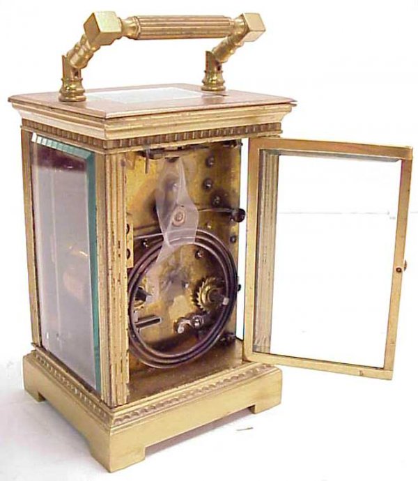 Shreve Crump & Low Co bronze and metal carriage cl - 5