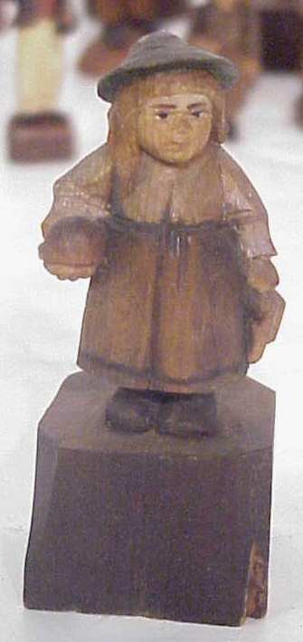 Anri small figure lot, approx 17, 2" - 3 1/2" - 2