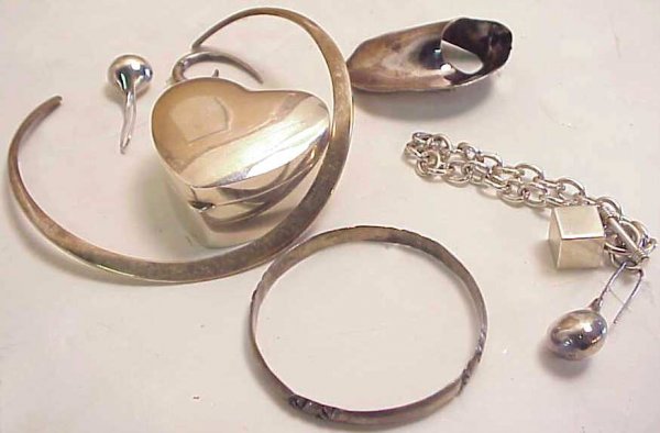 Group of sterling and Mexican silver marked .925 - 3