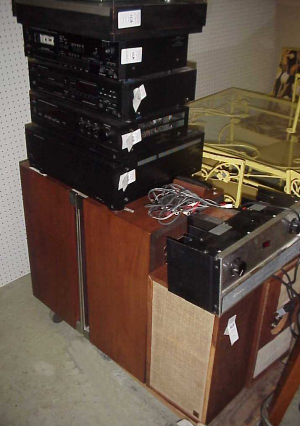 Electronics lot -Crown amp, DC300A, 2 channel, 4 - 5