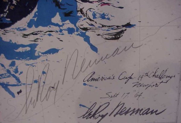 Leroy Neiman (1927-USA) "America's Cup" serigraph, - 2