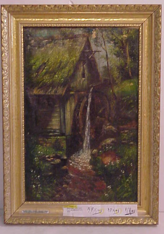 Possibly A.F. King (1854-1934, USA) Landscape wi