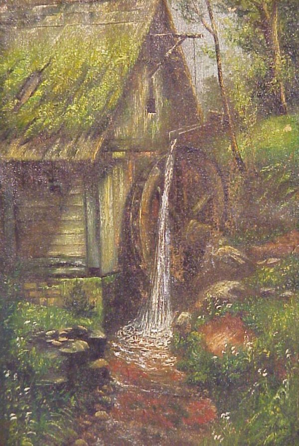 Possibly A.F. King (1854-1934, USA) Landscape wi - 2