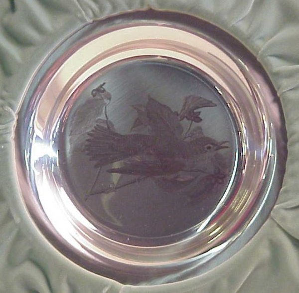 Solid sterling Audubon Society plates. Five Plat - 3
