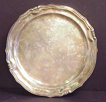 Mexican sterling silver plate, marked Samborns .