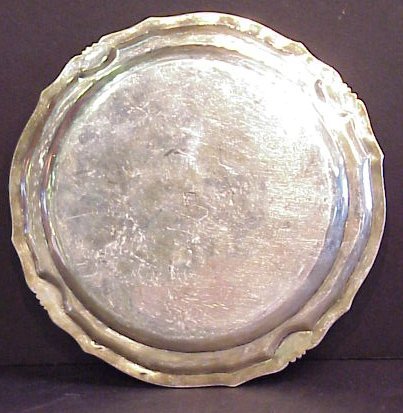 Mexican sterling silver plate, marked Samborns . - 2