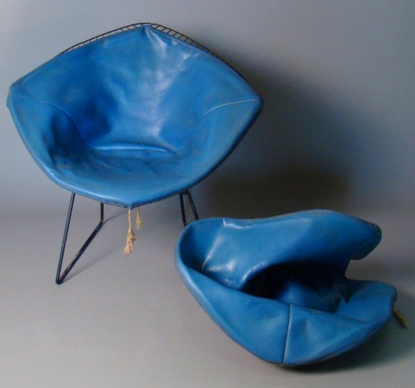 Harry Bertoia / Knoll (pr) of "Diamond " chairs , - 2