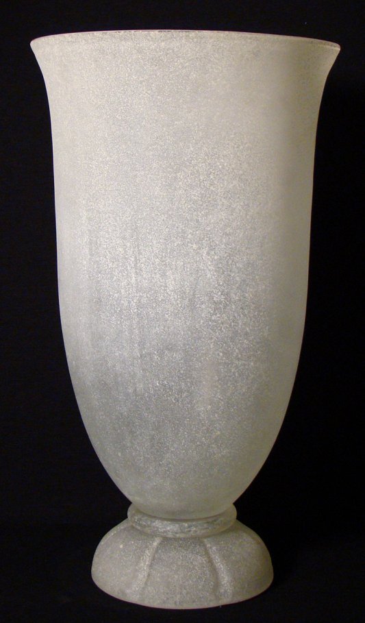 Karl Springer art glass urn , third quarter of 2