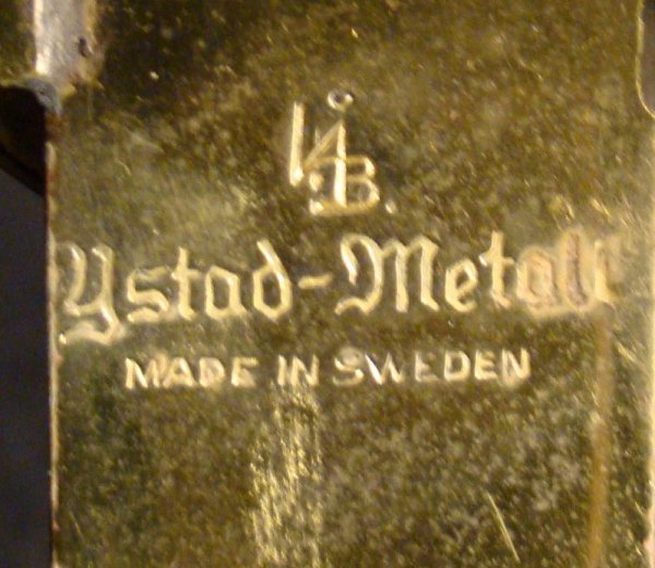 Ystad-Metal / Sweden pair of candlsticks , lacqu - 3