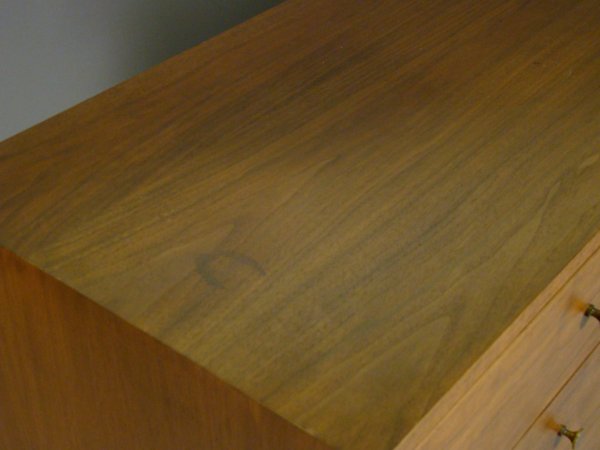 Poss. Bates Furniture Co., low chest , walnut , - 3