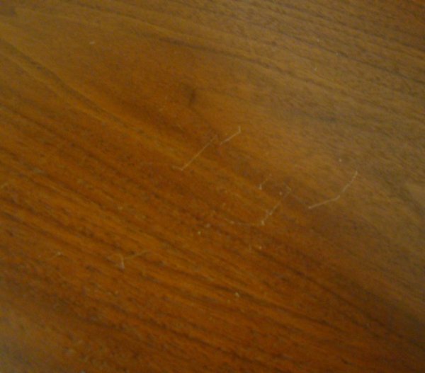 Poss. Bates Furniture Co., low chest , walnut , - 5