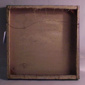 Non-Objective Geometric acrylic on canvas, signed - 2