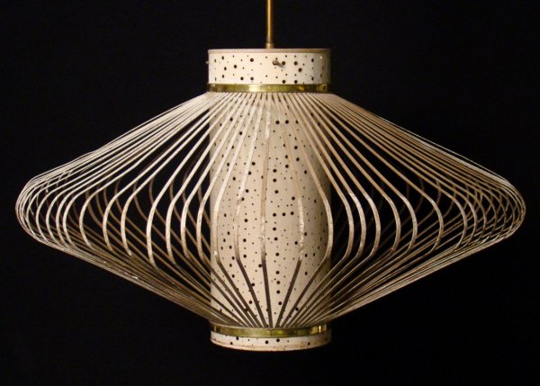 Globe lighting Co. Ceiling fixture, colored spra