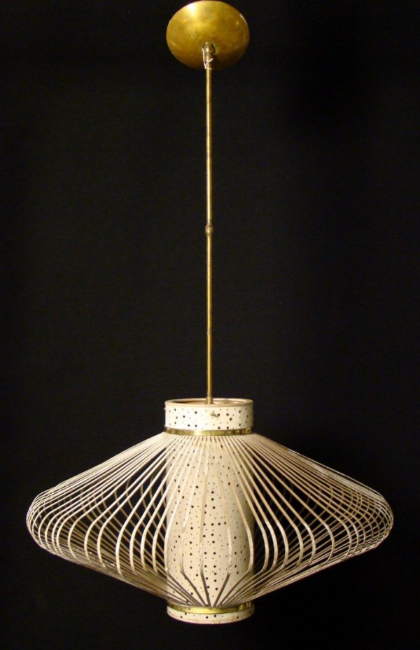 Globe lighting Co. Ceiling fixture, colored spra - 2