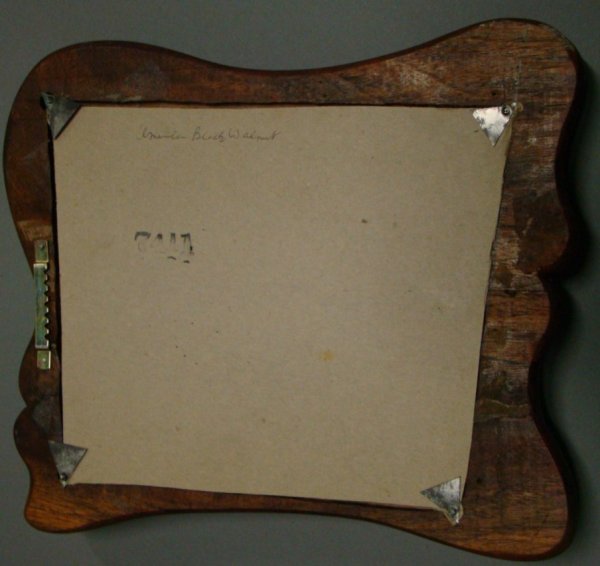 Studio Craft lot of two burl & black walnut mri - 2
