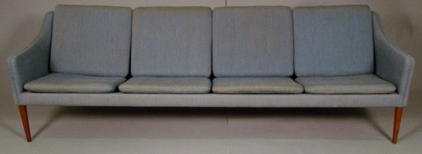Hans Olsen / Norway fabric uph. sofa & easy chair - 2